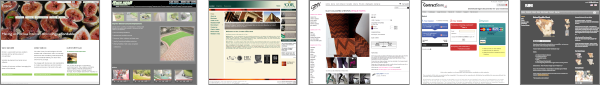 Examples of website styling using clearString.